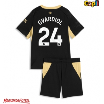 Manchester City Josko Gvardiol #24 Echipament de Fotbal Replică 2026-27 Copii Deplasare (+ Șorturi)